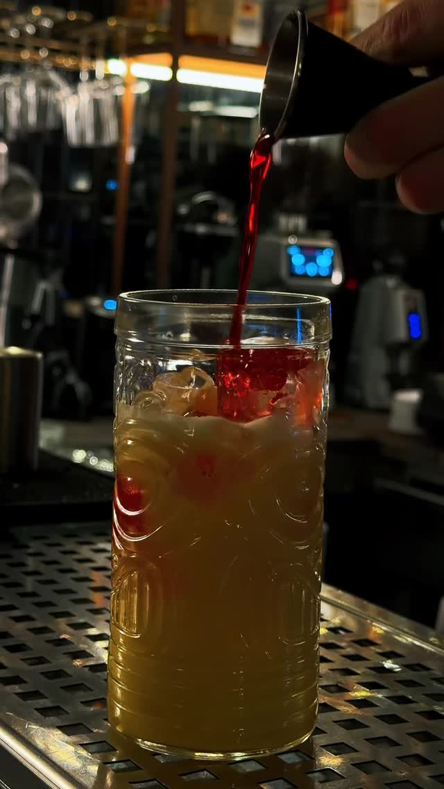 Cocktail being prepared at AMAIA Lounge